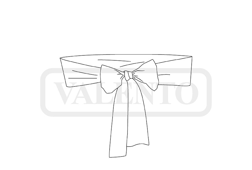 esquema Lazo silla WEDDING