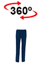 vista 360<sup>0</sup> Pantalón deportivo mujer MEADOW