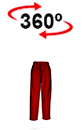 vista 360<sup>0</sup> Pantalón deportivo BEAT