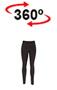 vista 360<sup>0</sup> Leggings mulher mate KATY