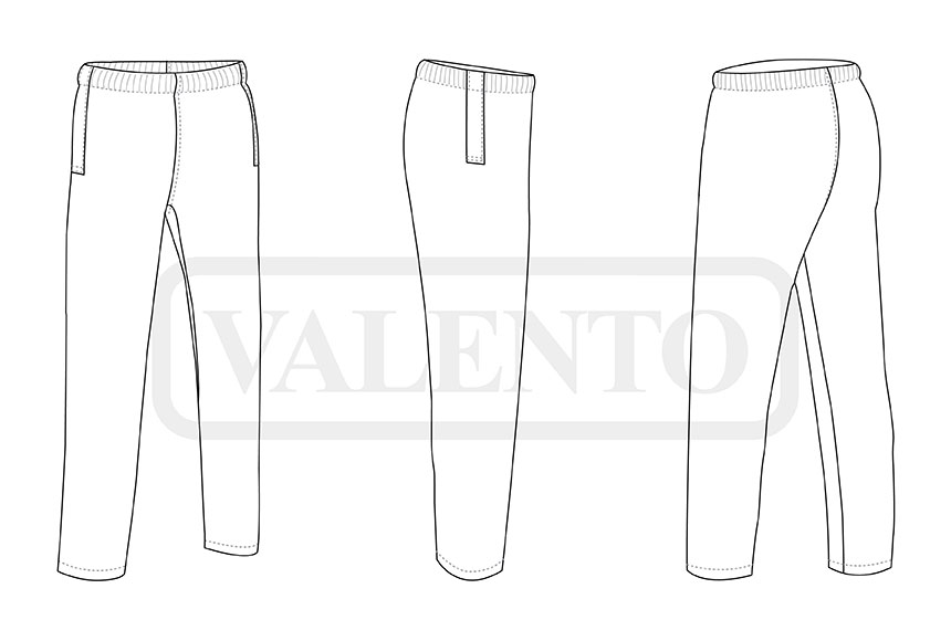 esquema Cubre pantalón de lluvia TRITON