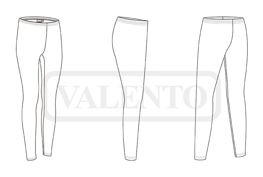 esquema Leggings mulher WONDER