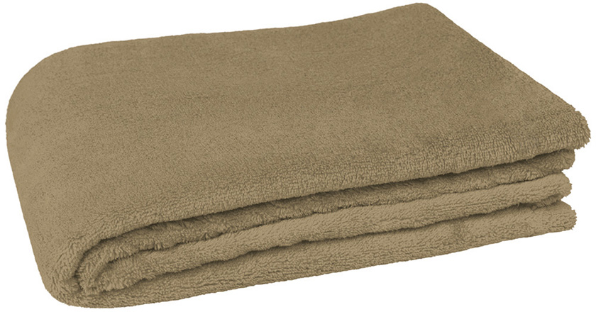 manta bebé CRIB marron kamel