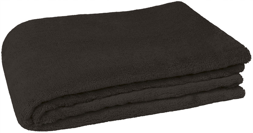 manta bebé CRIB negro