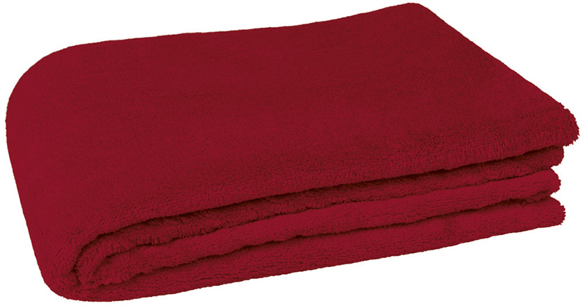 manta bebé CRIB rojo loto