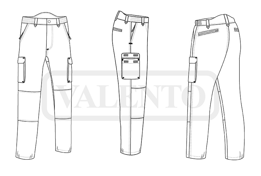 Calças de trabalho reforçadas VALENTO METIER