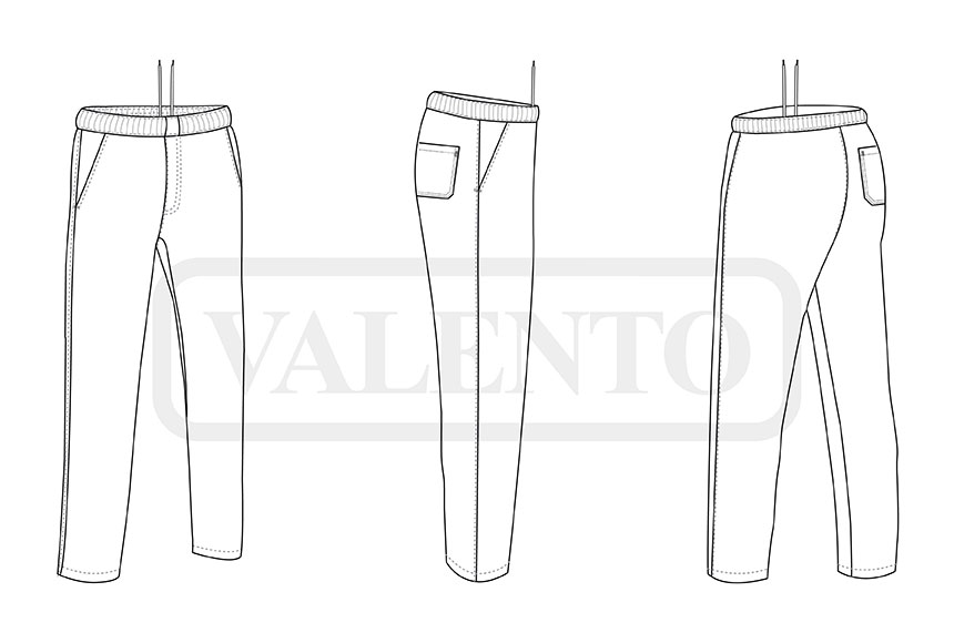 esquema Pantalón de cocina SPICE