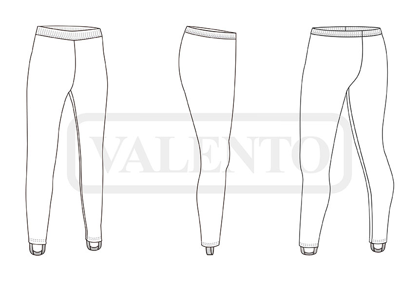 esquema Calças termicas ASTUN