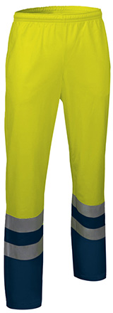 pantalón a.v. BRICK amarillo fluor-azul marino orion