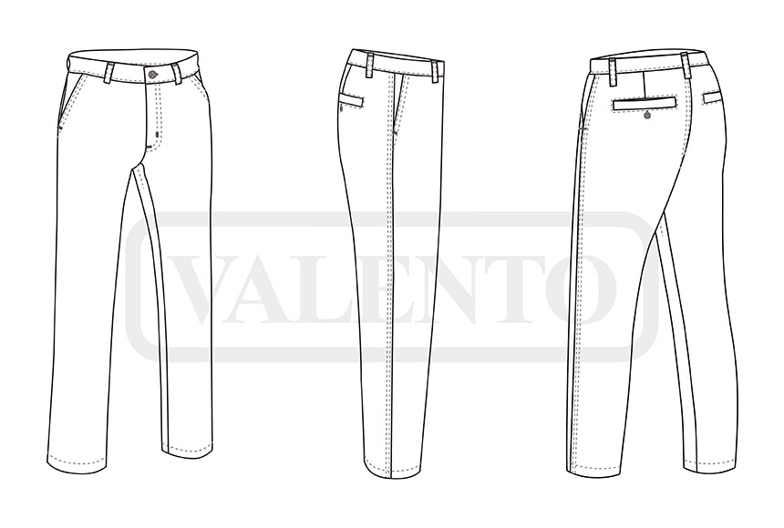 esquema Pantaloni chino CHICAGO