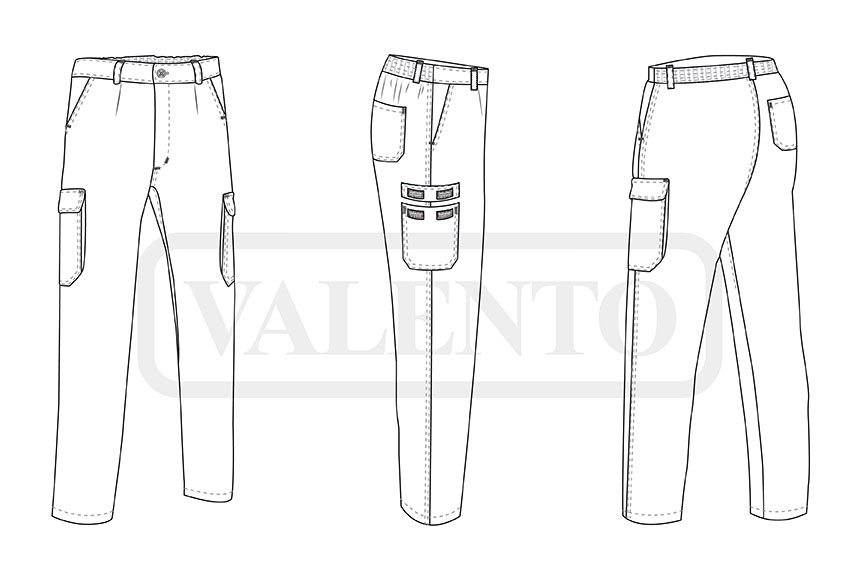 esquema Pantaloni CHISPA