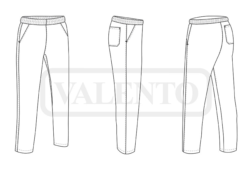 esquema Pantalon CLARIM