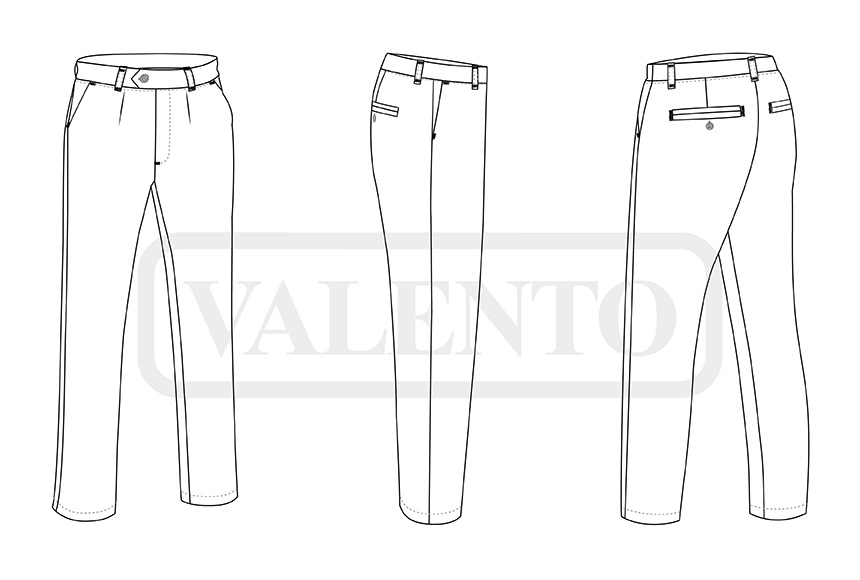 esquema Calças DAMON