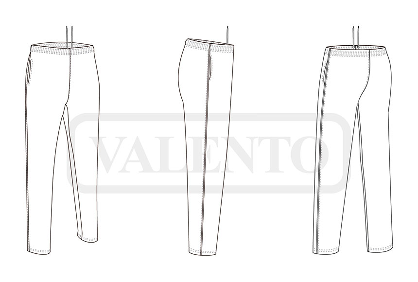 esquema Pantalone sportivo GAME