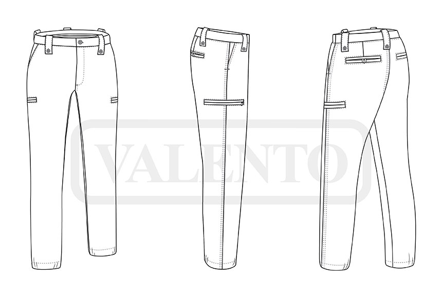 esquema Pantaloni LEWIS