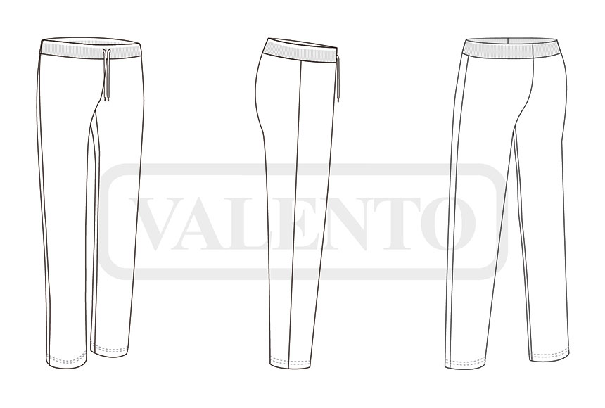 esquema Calça desportiva mulher MEADOW