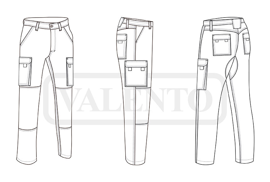 esquema Pantalón METIER