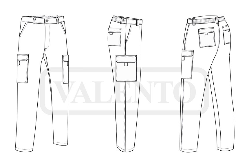 esquema Pantaloni NEBRASKA