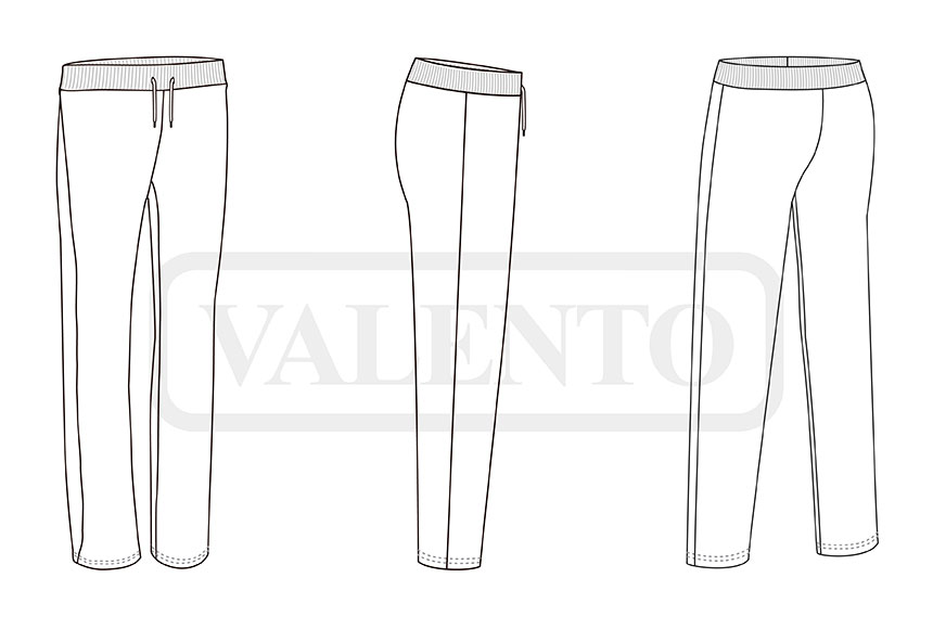 esquema Pantaloni sport damă PATY