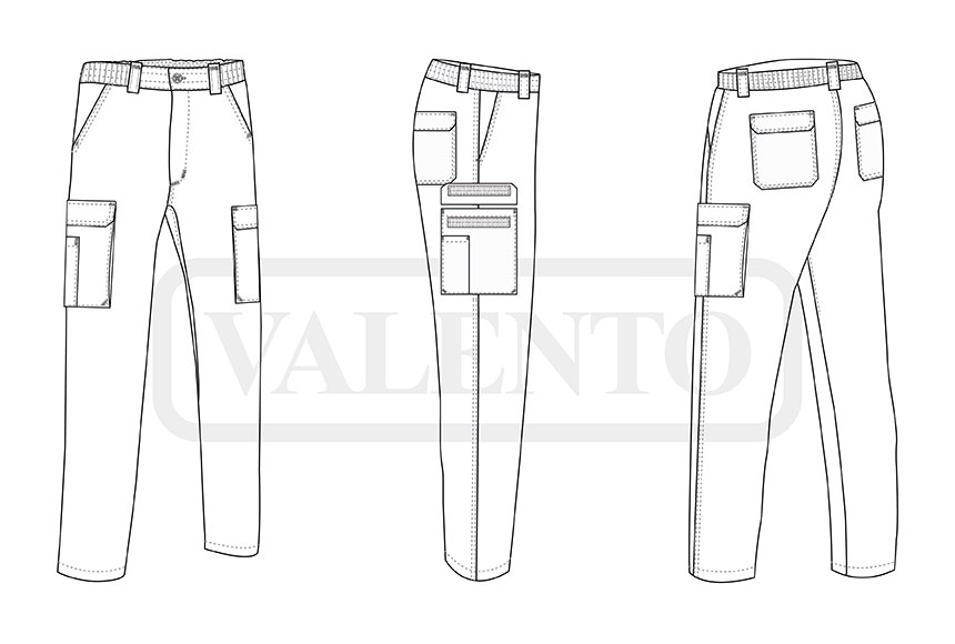 esquema Pantaloni ROBLE