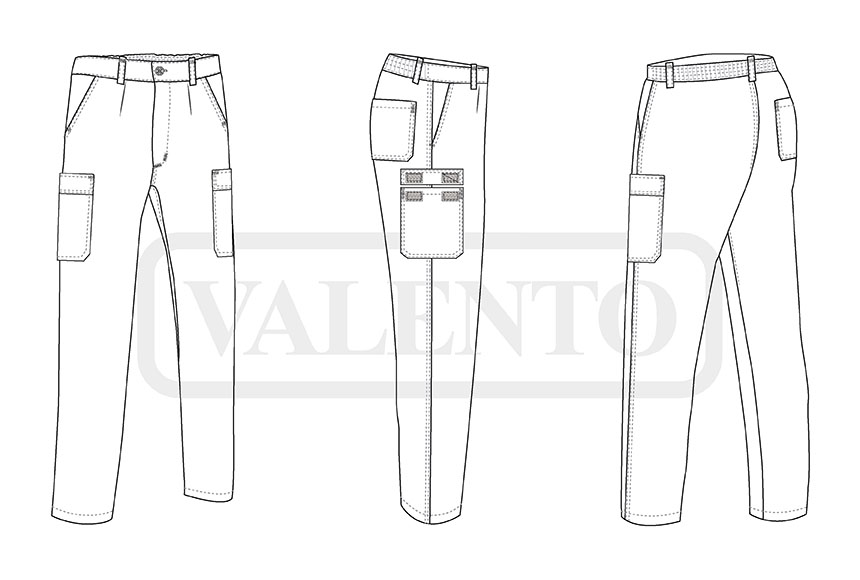 esquema Pantalon RONDA
