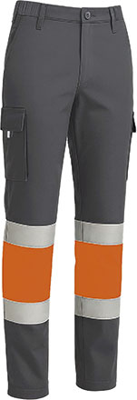 orange fluo-gris charbon