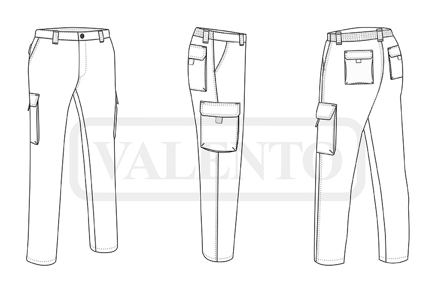 esquema Pantalon THUNDER