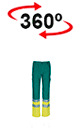 vista 360<sup>0</sup> Pantalon H.V. TRAIN