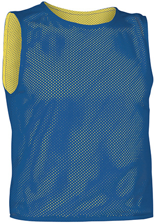 peto reversible PARADE azul royal-amarillo limon