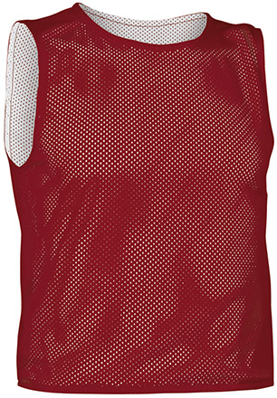 peto reversible PARADE rojo loto-blanco