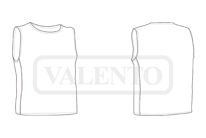 esquema Pettorina reversibile PARADE