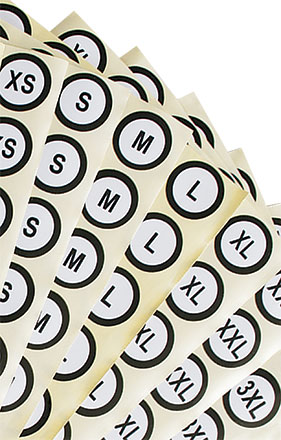 Autocollants de taille