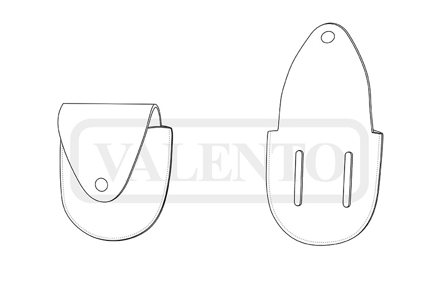 esquema Housse menottes agent de sécurité LOUIS