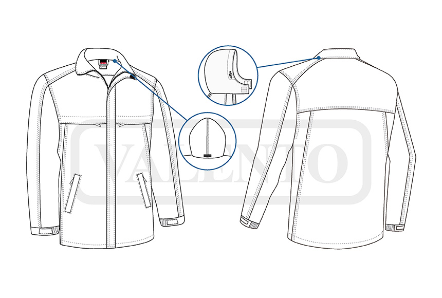 esquema Jachetă parka ARKANSAS