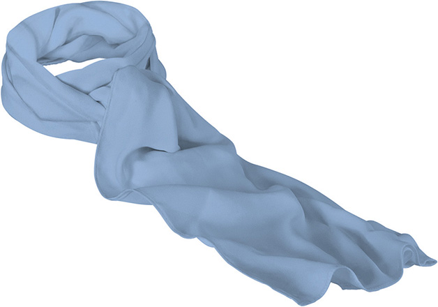 Foulard BRIGITTE azul celeste