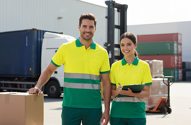 Hi-Vis S/S Polo Shirt DELAWARE