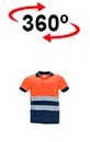 vista 360<sup>0</sup> Hi-Vis S/S Polo Shirt DELAWARE