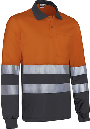 orange fluo-gris charbon