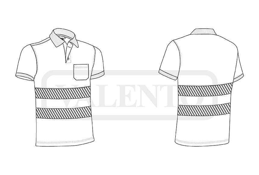 esquema Hi-Vis S/S Polo Shirt THURSO