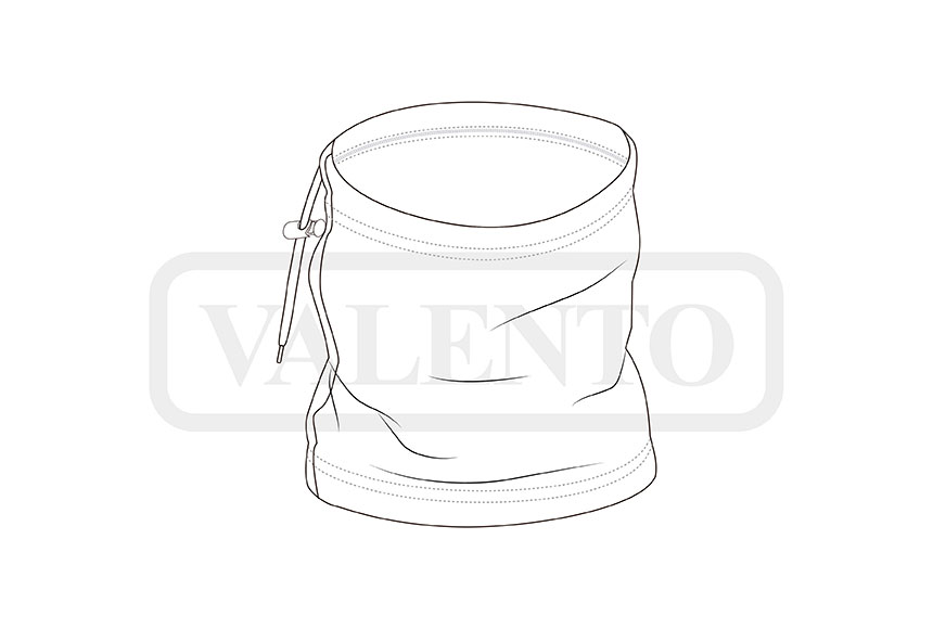 esquema Tubular multifuncțional fleece ALPINE