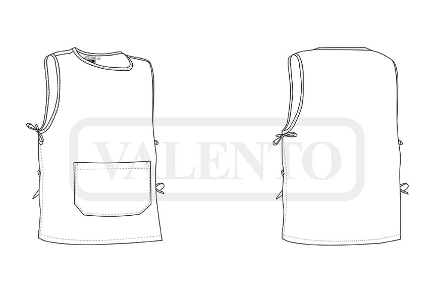 esquema Túnica de trabalho LINCE