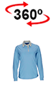 vista 360<sup>0</sup> Polo rugby donna AVANT
