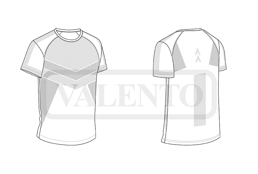 esquema T-shirt técnica DACITA