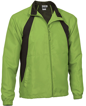 Chaqueta con efecto cortavientos BOSTON verde manzana-negro