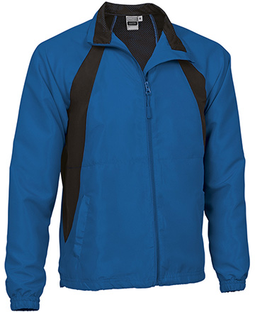 Chaqueta con efecto cortavientos BOSTON azul royal-negro