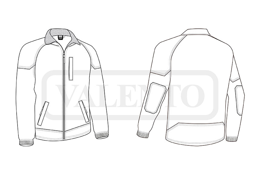 esquema Softshell Jacket CALEDONIA