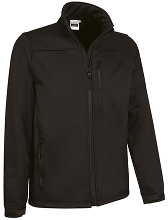 Chaqueta softshell GRIZZLY negro