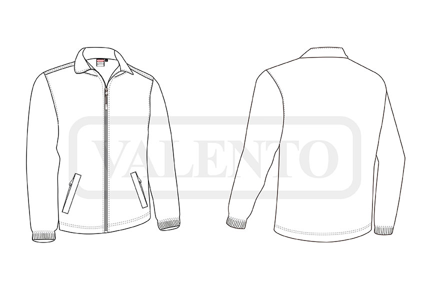 esquema Chaqueta softshell RONCES