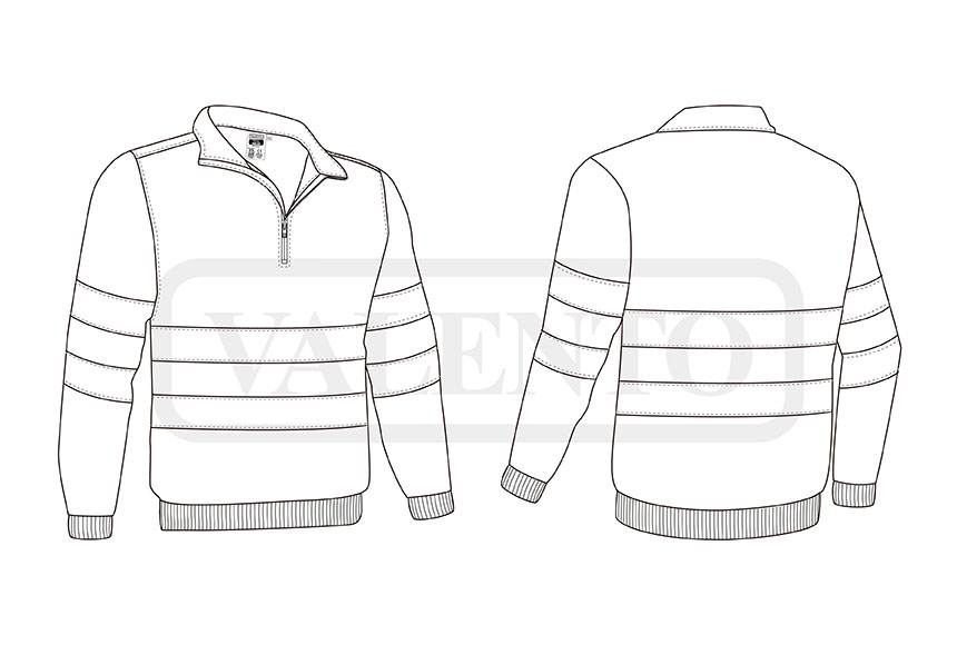 esquema Hi-Vis Sweatshirt ROAD