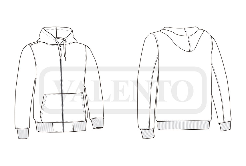 esquema Sudadera TERRANOVA